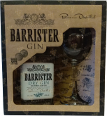   Barrister Dry Gin with a glass gift box