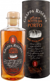 Крепкие напитки Sibona Grappa Riserva Botti da Porta gift tube 0,5L