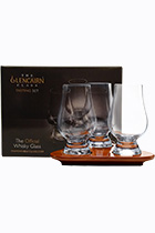 Glencairn Tasting Set 3 glasses with serving tray gift box